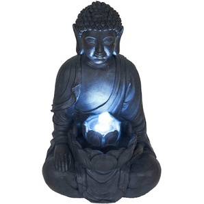 AcquaArte Buddhafigur SUNGAI, Wasserspiel mit LED