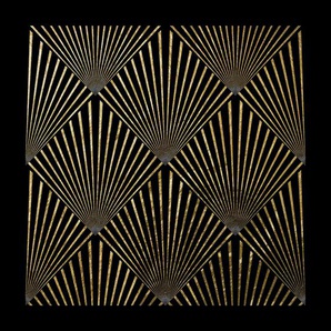 Acrylglasbild LEONIQUE Abstrakte Formen - Acrylbilder mit Blattgold veredelt Bilder Gr. B/H: 90 cm x 90 cm, Acrylglasbild mit Blattgold, 1 St., goldfarben (gold) Acrylglasbilder Goldveredelung, Handgearbeitet, Gerahmt, Edel