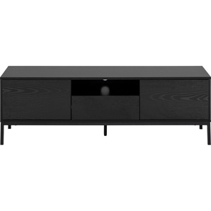 ACTONA GROUP TV-Schrank 1 Schublade, 1 offenem Fach und 2 geschlossenen Fächern, Breite 140 cm