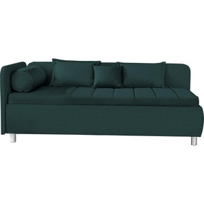 ADA trendline Schlafsofa Kiana, mit Bettkasten und Zierkissen, Liegefläche 90/200 cm oder 100/200 cm