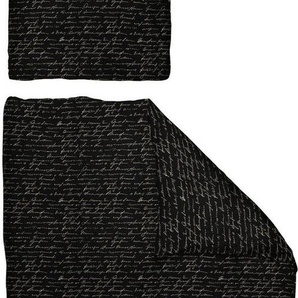 Adam Bettwäsche Leinenbettwäsche Scribble, Jacquard, 2 teilig, nachhaltig aus Bio-Baumwolle