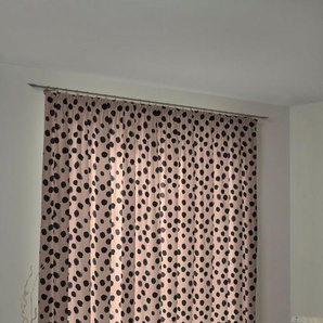 Adam Vorhang Dots, Kräuselband (1 St), blickdicht, Jacquard, nachhaltige Materialien