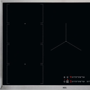 AEG Flex-Induktions-Kochfeld IKE8547SXB 949597981, schwarz, B:79,6cm H:4,6cm T:51,6cm, Kochfelder
