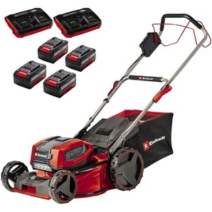 Akku-Rasenmäher EINHELL Professional GP-CM 36/47 S Li BL Rasenmäher rot 4 x Ah Akku und 2 Twincharger