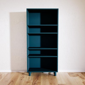 Aktenregal Blaugrün - Flexibles Büroregal: Hochwertige Qualität, einzigartiges Design - 77 x 168 x 34 cm, konfigurierbar