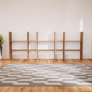 Aktenregal Eiche - Flexibles Büroregal: Hochwertige Qualität, einzigartiges Design - 303 x 117 x 34 cm, konfigurierbar