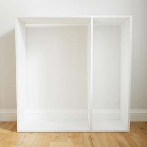 Aktenregal Weiß - Flexibles Büroregal: Hochwertige Qualität, einzigartiges Design - 115 x 117 x 34 cm, konfigurierbar