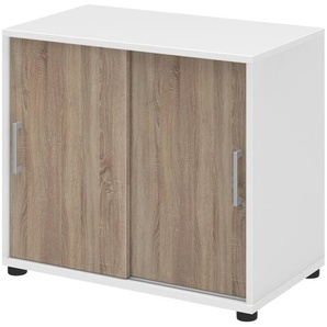 Aktenschrank  home.office ¦ holzfarben ¦ Maße (cm): B: 80,4 H: 74 T: 42,5