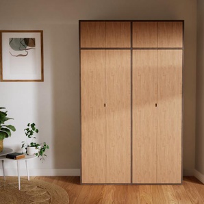 Aktenschrank Eiche - Flexibler Büroschrank: Türen in Eiche - Hochwertige Materialien - 151 x 232 x 47 cm, Modular
