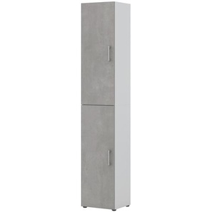 Aktenschrank - grau - Materialmix - 40 cm - 212,5 cm - 33,5 cm | Möbel Kraft