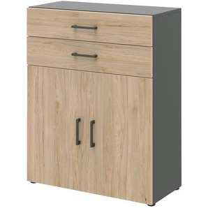 Aktenschrank - holzfarben - Materialmix - 80 cm - 107,2 cm - 33,5 cm | Möbel Kraft