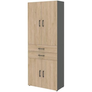 Aktenschrank  home.office ¦ holzfarben ¦ Maße (cm): B: 80 H: 212,5 T: 33,5