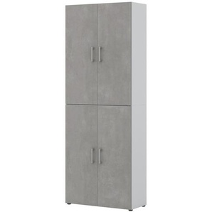 Aktenschrank Kasai | weiß | 80 cm | 212,5 cm | 33,5 cm |