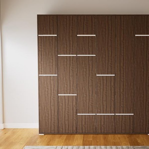 Aktenschrank Nussbaum - Flexibler Büroschrank: Türen in Nussbaum - Hochwertige Materialien - 233 x 234 x 47 cm, Modular
