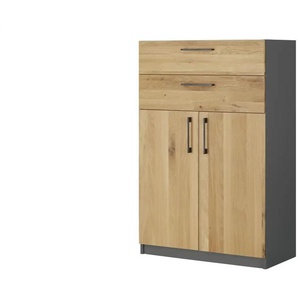 Aktenschrank  SOLIDLine ¦ grau ¦ Maße (cm): B: 80 H: 121,4 T: 40