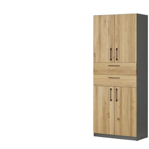 Aktenschrank SOLIDLine - grau - Materialmix - 80 cm - 198,2 cm - 40 cm | Möbel Kraft