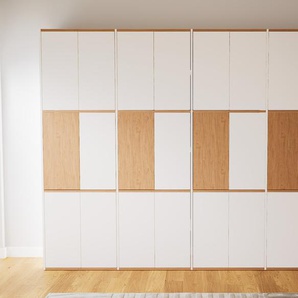 Aktenschrank Weiß - Flexibler Büroschrank: Türen in Weiß - Hochwertige Materialien - 300 x 232 x 47 cm, Modular