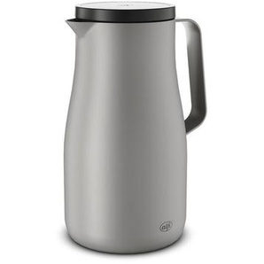 Alfi Isolierkanne Studio, Beige, Metall, 1 l, BPA-frei, schadstofffrei, hält kalt, warm, Schraubverschluss, abnehmbarer Deckel, Vakuum, lebensmittelecht, doppelwandig, Kaffee & Tee, Kannen, Thermoskannen