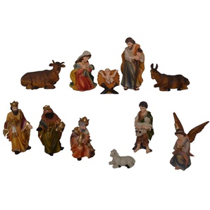 Alfred Kolbe Krippenfigur Weihnachtsdeko (Set, 11 St), Höhe 9 cm