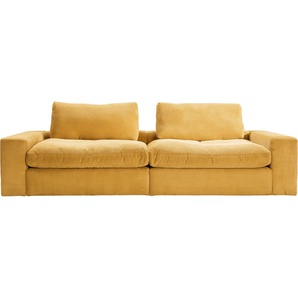 alina Big-Sofa Sandy, 256 cm breit und 123 cm tief, in modernem Cordstoff