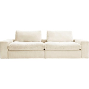 alina Big-Sofa Sandy, 266 cm breit und 98 cm tief, in modernem Cordstoff