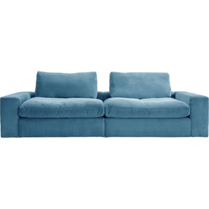 alina Big-Sofa Sandy, mit losen Sitz und Rückenkissen, in modernem Cordstoff