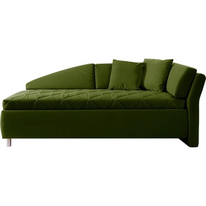 alina Schlafsofa, Bettkasten, Zierkissen-Set aus: 2 Stk. 40x40cm, 1 Stk. 30x30cm