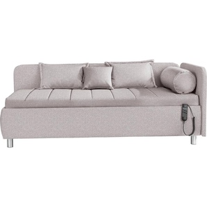 alina Schlafsofa Kiana, Liegefläche 90/200 cm oder 100/200 cm, Bettkasten, Zierkissen-Set