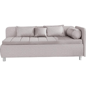 alina Schlafsofa Kiana, mit Bettkasten und Zierkissen, Liegefläche 90/200 cm oder 100/200 cm