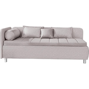 alina Schlafsofa Kiana, mit Bettkasten und Zierkissen, Liegefläche 90/200 cm oder 100/200 cm