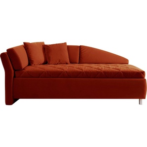 alina Schlafsofa Lindsay, Bettkasten, Zierkissen-Set aus: 2 Stk. 40x40cm, 1 Stk. 30x30cm