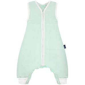 Alvi Babyschlafsack Sleep-Overall, Weiß, Mintgrün, Textil, Uni, Gr. 110cm, Reach, Made in EU, Oeko-Tex® Standard 100, Babyheimtextilien, Babyschlafsäcke