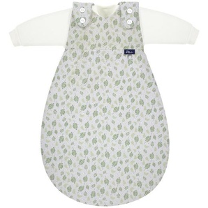 Alvi Babyschlafsackset, Grau, Weiß, Waldgrün, Textil, Blätter, Füllung: Polyester,Baumwollfüllung, Gr. 56/62, Reach, Made in EU, Oeko-Tex® Standard 100, Schlafen, Babybettausstattung, Babyschlafsack