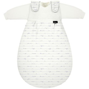 Alvi Babyschlafsackset Baby-Mäxchen, Weiß, Hellblau, Textil, Texte, Füllung: Polyester,Baumwollfüllung, Gr. 56/62, Reach, Made in EU, Oeko-Tex® Standard 100, Schlafen, Babybettausstattung, Babyschlafsack