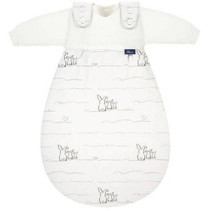 Alvi Babyschlafsackset Häschen, Dunkelgrau, Hellgrau, Weiß, Textil, Hase, Füllung: Polyester,Baumwollfüllung, Gr. 50/56, Oeko-Tex® Standard 100, Made in EU, Reach, Schlafen, Babybettausstattung, Babyschlafsack