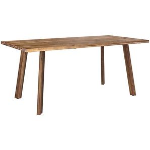 Ambia Garden Gartentisch, Holz, Akazie, eckig, 90x76x180 cm, FSC 100%, Gartenmöbel, Gartentische, Gartentische