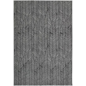 Ambia Garden Outdoorteppich Napoli, Grau, Textil, Abstraktes, rechteckig, 123x180 cm, für Fußbodenheizung geeignet, in verschiedenen Größen erhältlich, wasserabweisend, UV-beständig, lichtunempfindlich, feuchtraumgeeignet, Teppiche & Böden, Teppiche,