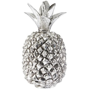 Ambia Home Dekoananas, Silber, Kunststoff, 28 cm, Kunsthandwerk, stehend, zum Stellen, Dekoration, Skulpturen & Dekoobjekte, Dekoobjekte