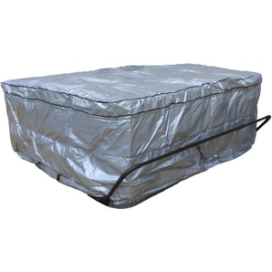 Schutzplane AMERICAN SPA Cover Jacket, silber (silberfarben), B:200cm H:100cm L:200cm, Polyester, Planen, BxL: 200x200 cm