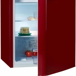 AMICA Table Top Kühlschrank, E (A-G), rot (weinrot), B:55cm H:87,5cm T:61,5cm, Kühlschränke