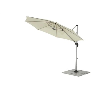 Ampelschirm  Ø 300 cm Derby Sun ¦ beige ¦ Maße (cm): H: 244  Ø: 300