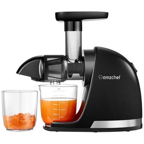 AMZCHEF 1501-BK-SM slow-running juicer black