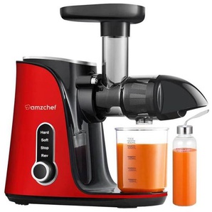 AMZCHEF GM3001-RD slow speed juicer red