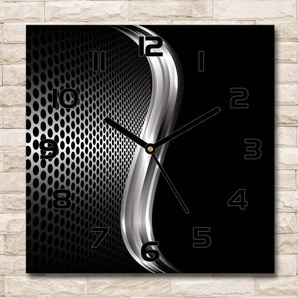 Analoge Wanduhr Metal Abstraction 60 cm Geräuschlos