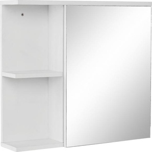 welltime Badezimmerspiegelschrank Stian mit Spiegeltür und Push-to-open Funktion, Breite 60 cm, Höhe 53 cm