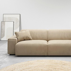 andas Big-Sofa Glimminge auch in Breitcord, Feincord + Easy care-Bezug, besondere Kedernähte Zierkissen