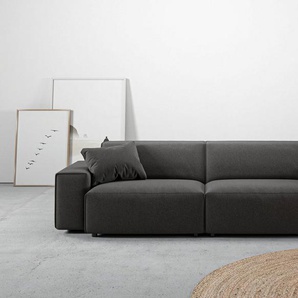 andas Big-Sofa Glimminge auch in Breitcord, Feincord + Easy care-Bezug, besondere Kedernähte Zierkissen