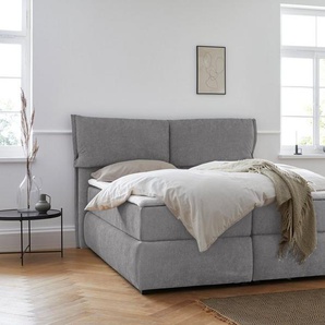 andas Boxspringbett Jenson, in 4 Farben, 4 Breiten, 3 Matratzenarten in 2 Härtegraden, Topper