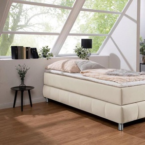 andas Boxspringbett Salo, Ohne Kopfteil, inkl. Topper, auch in Überlänge 220 cm