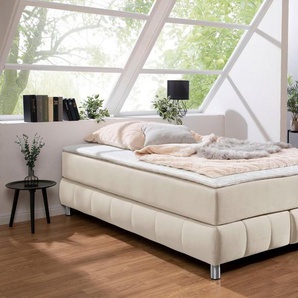 andas Boxspringbett Salo, Ohne Kopfteil, inkl. Topper, auch in Überlänge 220 cm